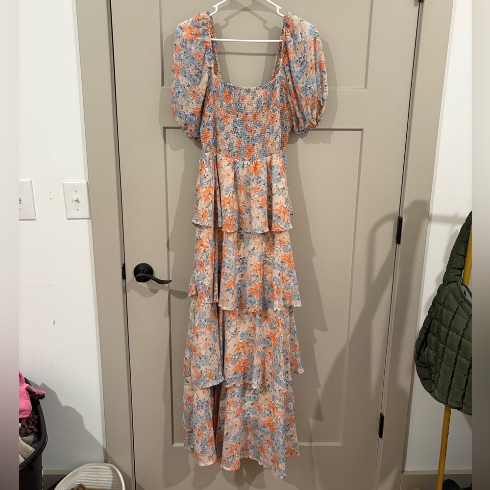 Colorful Smocked Dress